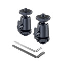 SmallRig mini Ball Head Mounting Support Kit with Removable Cold Shoe (2pcs) 2948B