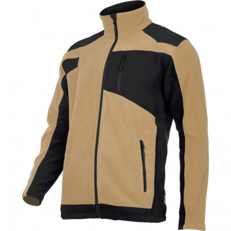 Bluza polar. ze wzmocnieniami beż.-czar., "m", ce, lahti