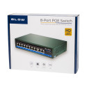 77-936# Switch blow 8×poe 100mb 100w bl-sw10-8p 2uplink