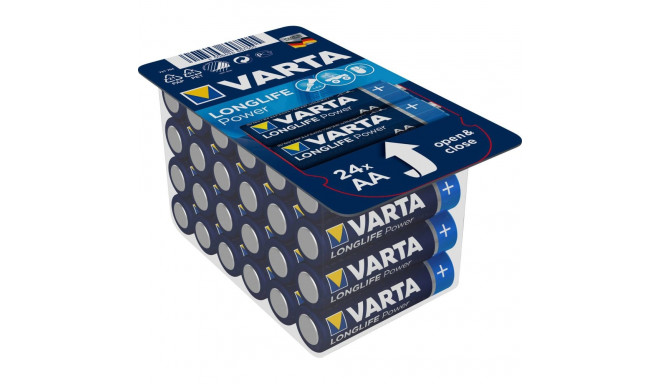 24x patareid R-06 LR6 AA aluselised Varta Longlife Power