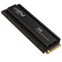 Crucial T500 with heatsink   4TB PCIe Gen4 NVMe M.2 SSD