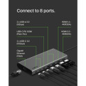 Belkin CONNECT USB-C 8-in-1 Core for 2 Monitors  INC015btSGY-CZ