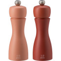 Peugeot Tahiti pepper/salt mill set 2 pieces 15 cm red