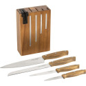 Jean Dubost Laguiole Knife Block 4 pcs.