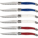 Jean Dubost Laguiole 6 pcs. Knife Set, Mixed Colours