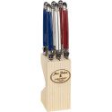 Jean Dubost Laguiole 6 pcs. Knife Set, Mixed Colours