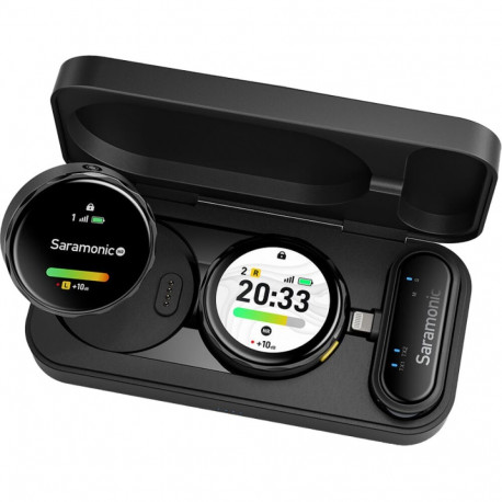Saramonic juhtmevaba mikrofon Blink Me U2 kahele inimesele kohandatavate salvestavate saatjatega