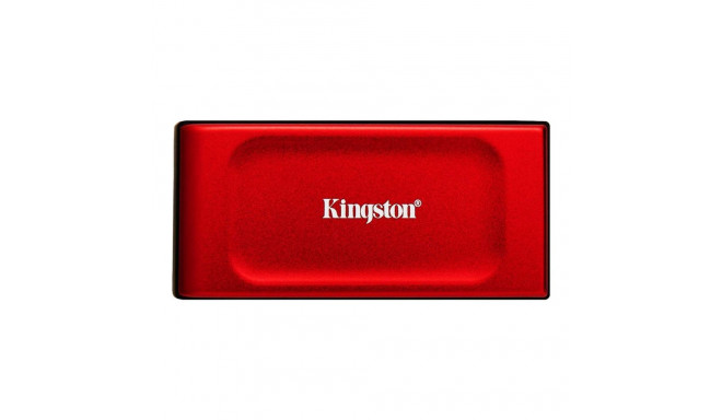 KINGSTON XS1000R 1TB SSD Pocket-Sized USB 3.2 Gen 2 External Solid State Drive Red