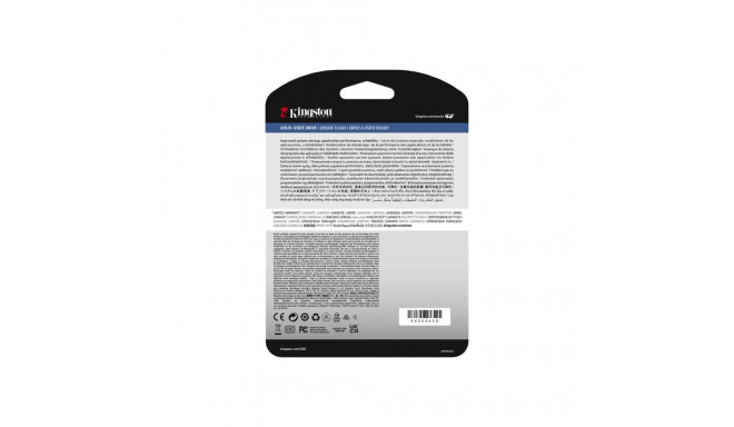 KINGSTON 1.92TB DC600M 2.5-tolline SATA3 segakasutusega andmekeskuse SSD ettevõtte serveritele ja NA