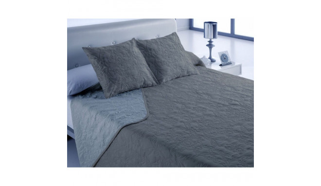 Bedspread (quilt) Hosteline VEGAS Pearl Gray Double (3 Pieces)