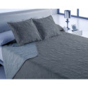 Bedspread (quilt) Hosteline VEGAS Pearl Gray King size (3 Pieces)