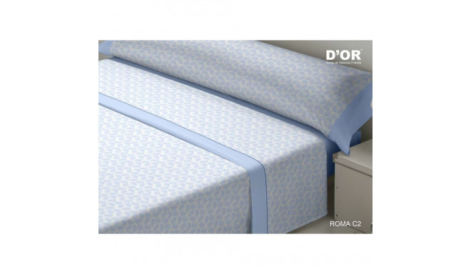Bedding set D'Or ROMA Blue Small double Franela