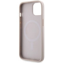 Guess GUHMP14SHGCFSEP iPhone 14 / 15 / 13 6.1" pink/pink hard case GCube Stripes MagSafe