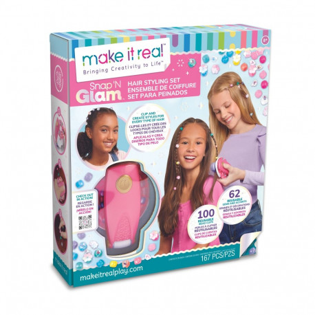 MAKE IT REAL Hair styling set Snap n´ Glam