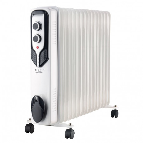 Adler | Oil-Filled Radiator | AD 7819 | Oil Filled Radiator | 2500 W | Number of power levels 3 | Wh