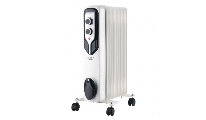 Adler | Oil-Filled Radiator | AD 7815 | Oil Filled Radiator | 1500 W | Number of power levels 3 | Wh