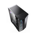 MSI MPG GUNGNIR 110R Mid Tower Gaming Computer Case Black  USB 3.2 Gen2 Type C  4x 120mm ARGB Fan  M