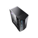 MSI MPG GUNGNIR 110R Mid Tower Gaming Computer Case Black  USB 3.2 Gen2 Type C  4x 120mm ARGB Fan  M