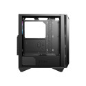 MSI MPG GUNGNIR 110R Mid Tower Gaming Computer Case Black  USB 3.2 Gen2 Type C  4x 120mm ARGB Fan  M