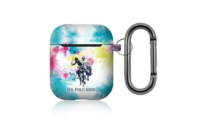 US Polo USACA2PCUSML AirPods 1/2 ümbris mitmevärviline Tie & Dye kollektsioon