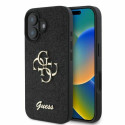 Guess GUHCP16SHG4SGK iPhone 16 6.1" black/black hardcase Fixed Glitter Big 4G
