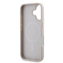 Guess GUHMP16MPSAPSMEP iPhone 16 Plus 6.7" pink/pink hardcase Saffiano Peony Classic Logo MagSafe