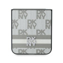 DKNY DKHCZF6PCPTSSE Z Flip6 F741 beige/beige Checked Pattern Printed Stripes