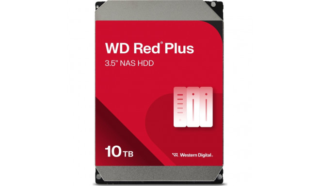 WD Red Plus 10TB 3.5'' SATA III (6 Gb/s) server drive (WD101EFBX)