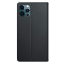 3MK Wallet Case iPhone 12 Pro Max 6.7" black/black