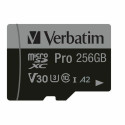 Verbatim 512GB microSD card + Pro U3 adapter black/black 47046