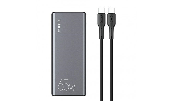 USAMS Powerbank PB59 30000mAh 65W2xQC3.0+PD kiirlaadimine must/must CMXLOGTC01 (US-CD165) + USB-C-US