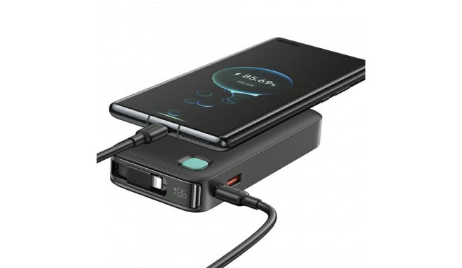USAMS Powerbank with retractable cableRetractable Lightning 10000 mAh PD 20W Fast Charge XY Series p
