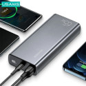 USAMS Powerbank PB59 30000mAh 65W 2xQC3.0+PD Fast Charge black/black CMXLOGTC01 (US-CD165) + USB-C-U
