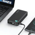 USAMS Powerbank with retractable Lightning cable 10000 mAh PD 20W Fast Charge XY Series white/white 