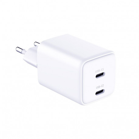 3MK Hyper Charger PD 45W charger white + 2x USB-C Cables