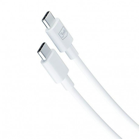 3MK Hyper Charger PD 25W mains charger white + 1x USB-C Cable