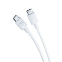 3MK Hyper Charger PD 45W charger network. white/white + 2x USB-C Cables