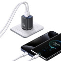 USAMS Lad. network. CC254 30W GaN USB-C/USB-A Fast Charging HC Series purple/purple CC254TC03