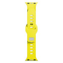 3MK Silicone Watch Strap yellow/yellow for Apple Watch 42/44/45/49mm