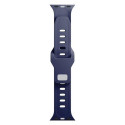 3MK Silicone Watch Strap navy blue/ocean blue for Apple Watch 42/44/45/49mm