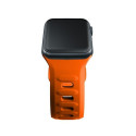 3MK Silicone Watch Strap orange/orange for Apple Watch 42/44/45/49mm