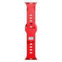 3MK Silicone Watch Strap red/red for Apple Watch 42/44/45/49mm