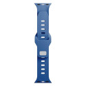 3MK Silicone Watch Strap Blue/Blue for Apple Watch 42/44/45/49mm