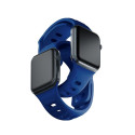 3MK Silicone Watch Strap Blue/Blue for Apple Watch 42/44/45/49mm