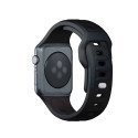 3MK Silicone Watch Strap black/black for Apple Watch 42/44/45/49mm