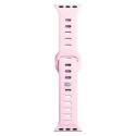 3MK Silicone Watch Strap pink/powder pink for Apple Watch 38/40/41mm