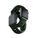 3MK Silicone Watch Strap dark green/dark green for Apple Watch 38/40/41mm