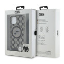 Karl Lagerfeld KLHMP15SHCKCKLCK iPhone 15 / 14 / 13 6.1" black/black hardcase IML Crossbody Monogram