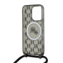 Karl Lagerfeld KLHMP15XHCKCKLCK iPhone 15 Pro Max 6.7" black/black hardcase IML Crossbody Monogram K