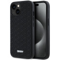 DKNY DKHCP15M3DRPWK iPhone 15 Plus 6.7" black/black hardcase 3D Rubber Repeat Pattern